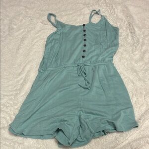 Kids Teal One Piece Romper